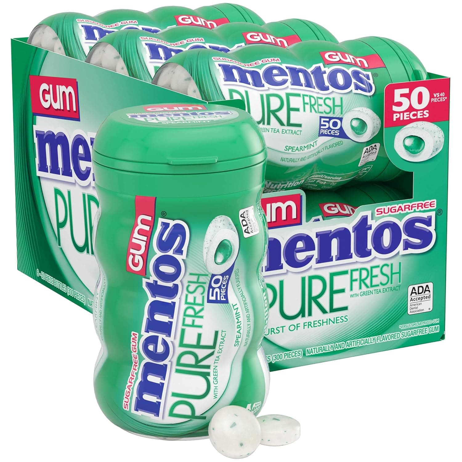 Mentos 프리피쉬가검 50알 6팩