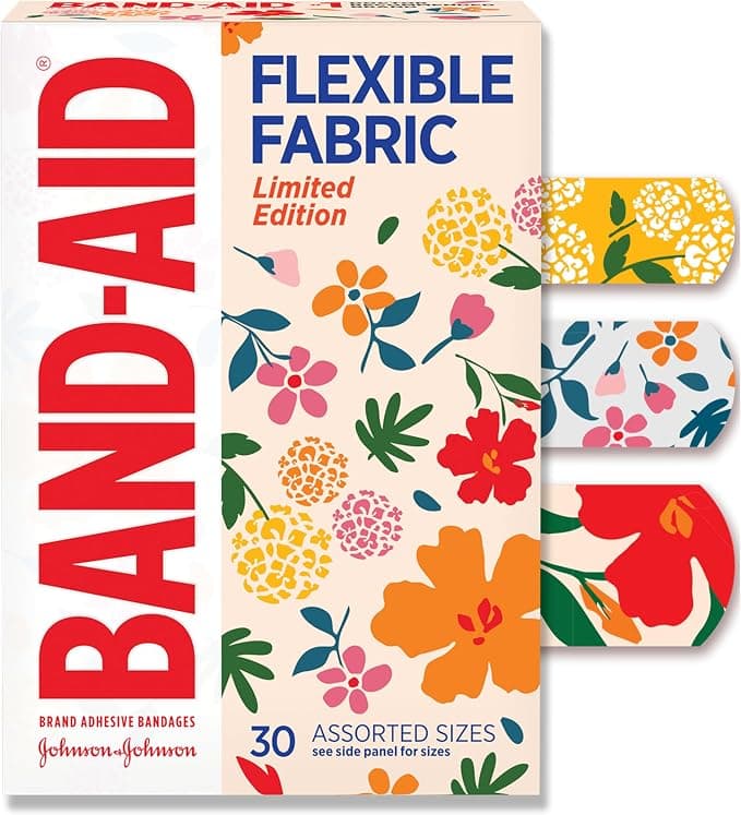 Band-Aid 꽃무늬 밴디지 30개