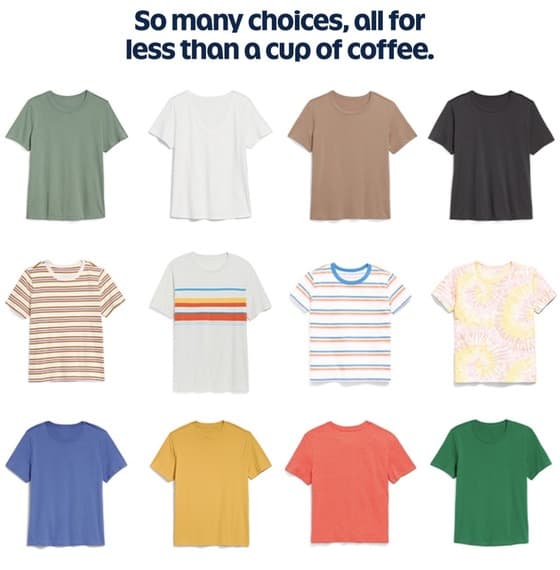 Old Navy Tee $4