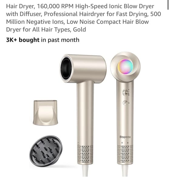 Hair Dryer $30.99