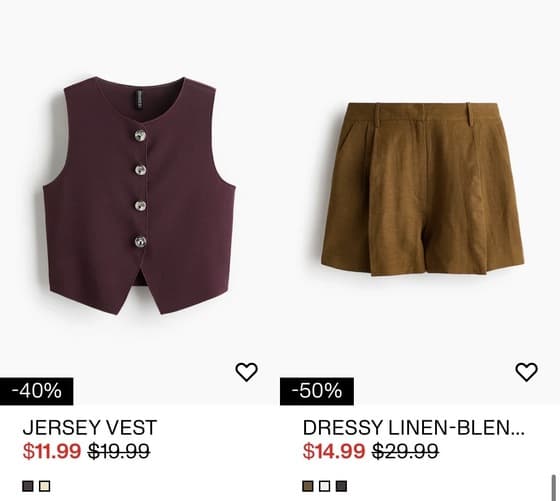 H&M Further 마크다운