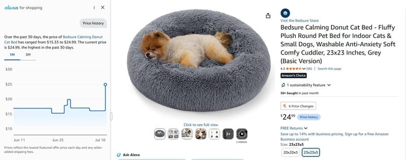 Bedsure 고양이 도넛 침대