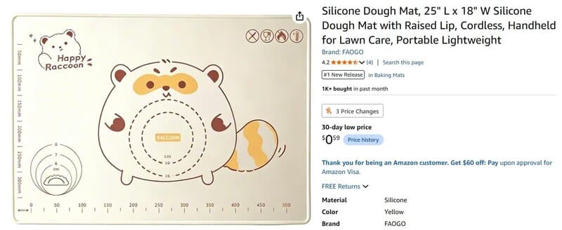 Silicone Dough Mat
