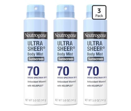 Neutrogena 선크림 SPF70 3팩