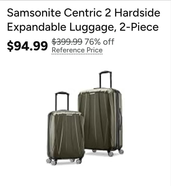 Samsonite 러기지 2개