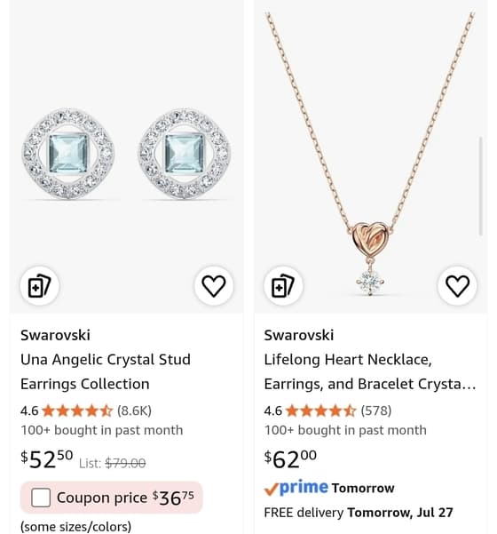 Swarovski Una Angelic 이어링