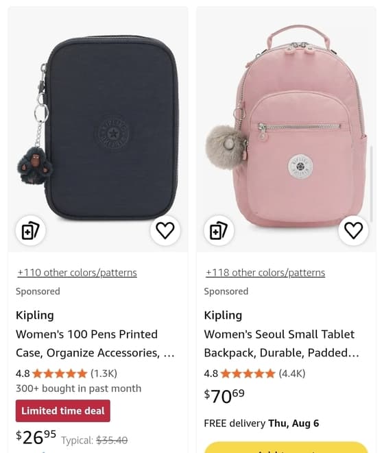 Kipling Creativity Small