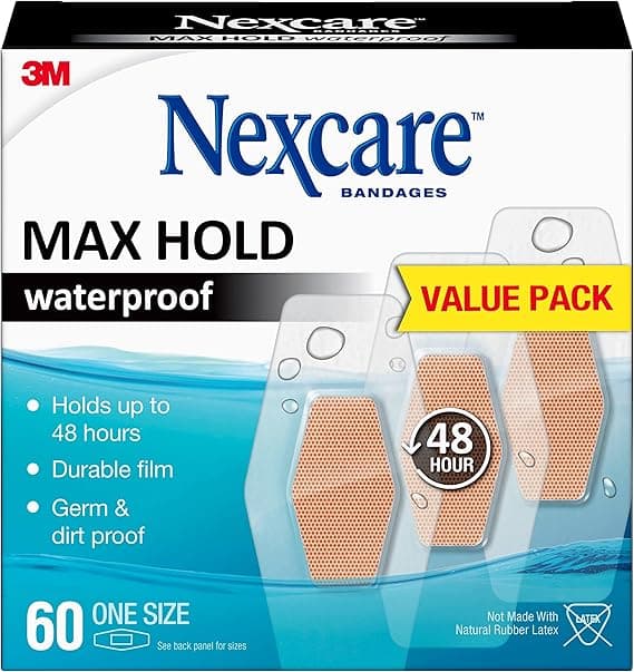 Nexcare Waterproof Bandage 60ct