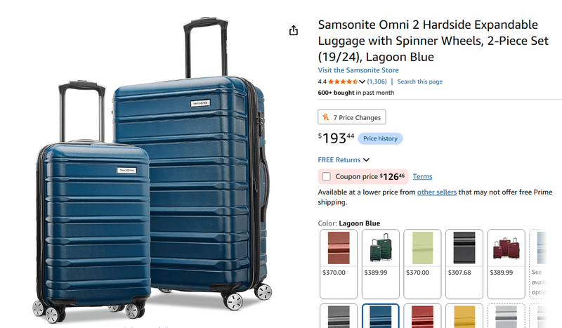 Samsonite Omni 2 2PSet