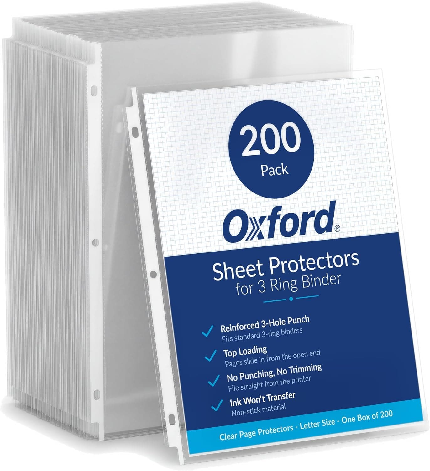 Oxford Sheet Protectors 200매