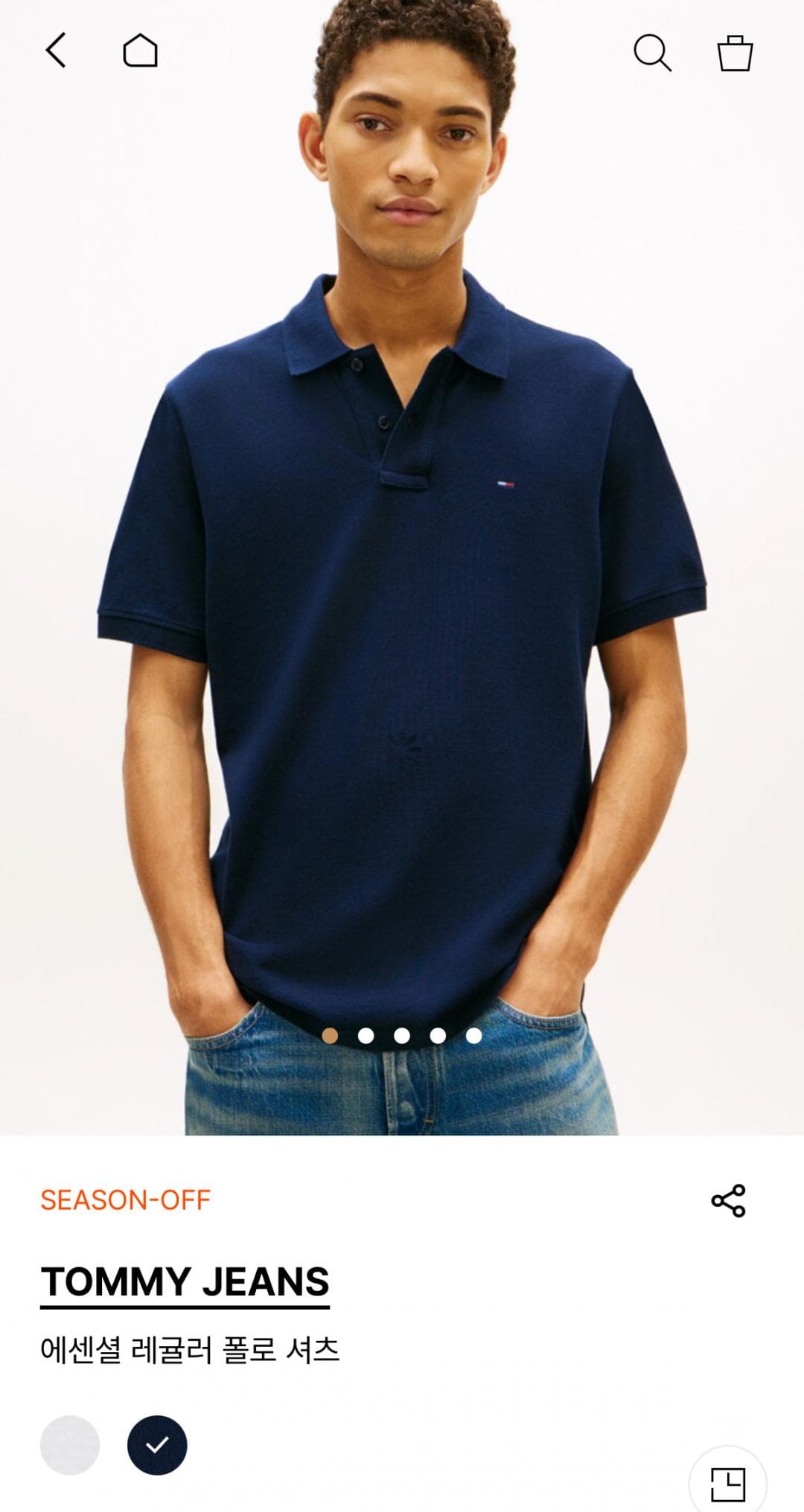 Tommy Hilfiger 에센셜 레귤러 폴로셔츠
