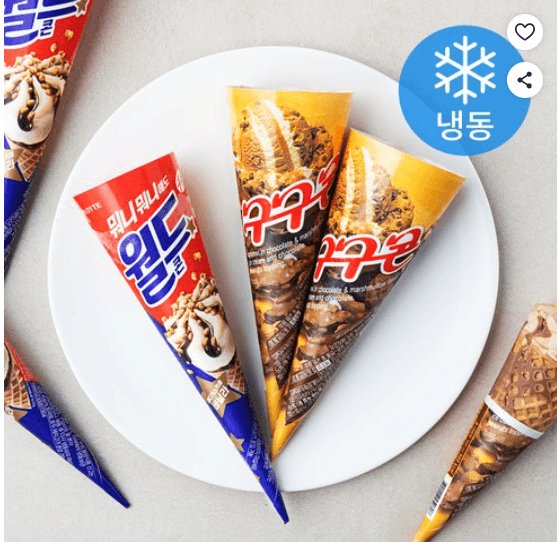 월드콘+구구콘 160ml 8개