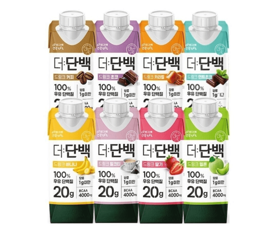 빙그레 더단백 36팩 골라담기