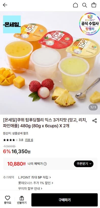 Extra 푸딩젤리 믹스 12컵