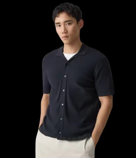 Theory Short-Sleeve Button-Up Shirt