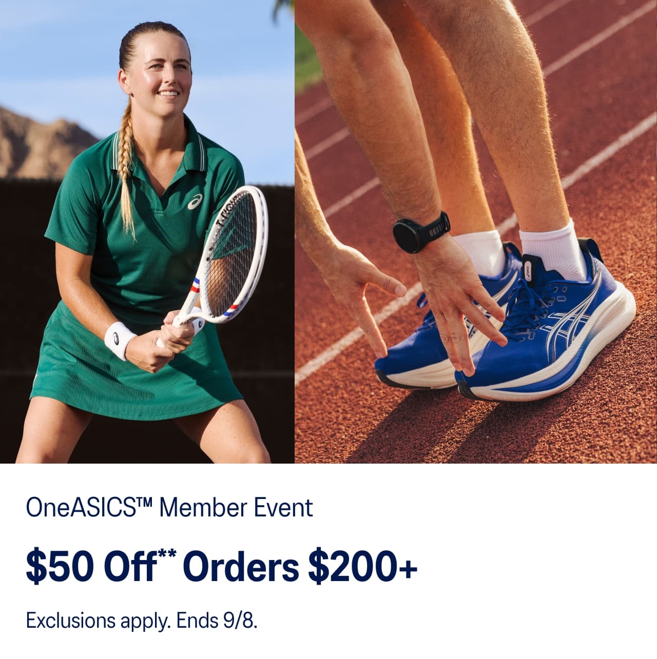 ASICS $200↑ $50 할인