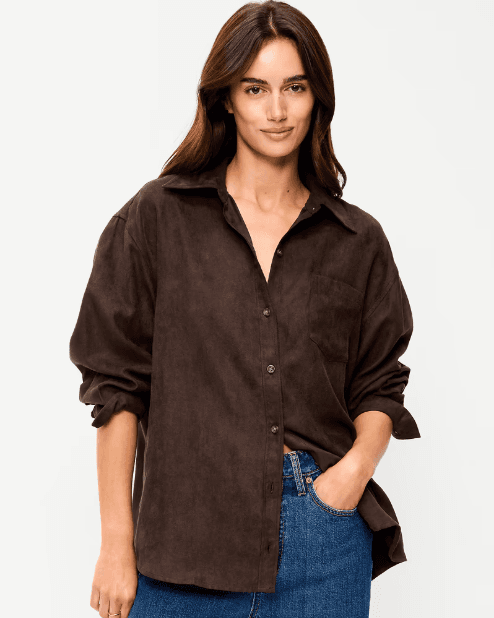 Old Navy Oversized Boyfriend Flannel Shirt