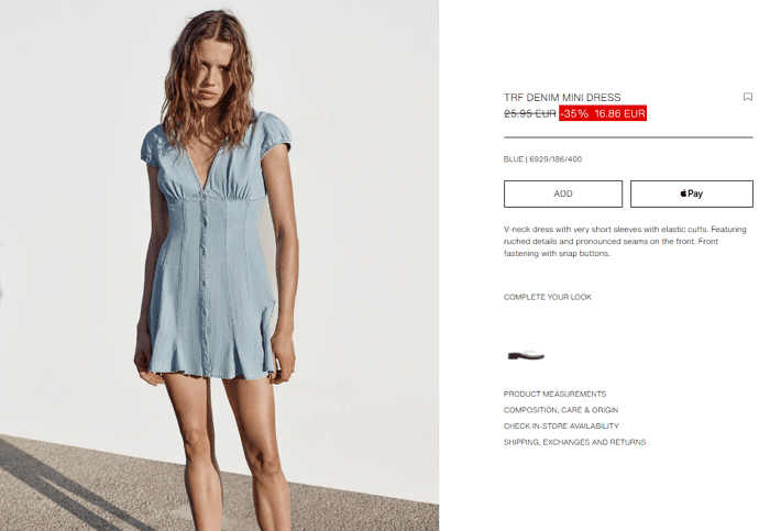 ZARA 스페인 세일