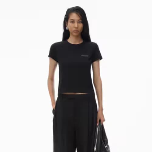 Alexander Wang 슈렁큰 저지 tee