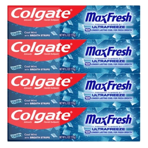 Colgate MaxFresh 치약 4pk