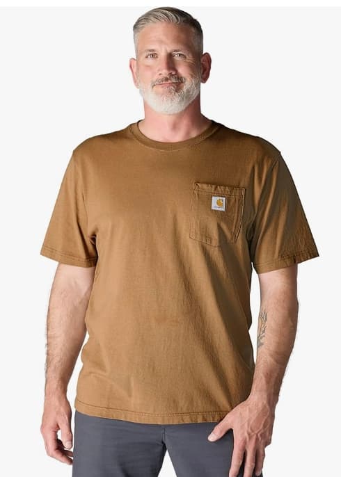 Carhartt 아이코닉 포켓 티셔츠