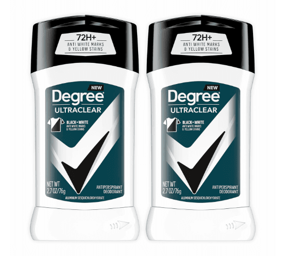 Degree UltraClear 데오도란트 3pk