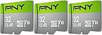 PNY 32GB microSDHC 3-Pack