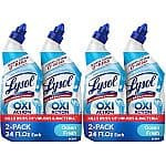 4팩 24oz Lysol 화장실 세정제 클링젤