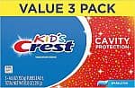 Crest 키즈 구강보호 치약 3팩