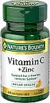 Nature's Bounty 비타민C+아연 60mg