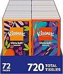 Kleenex On-The-Go 휴대용 휴지 72팩