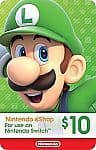 $10 Nintendo eShop 기프트카드
