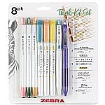 Zebra 8색 Think Kit 멀티컬러 펜 세트