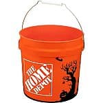 Home Depot 2 gal. 오렌지 할로윈 버킷