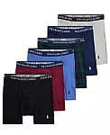 Polo Ralph Lauren Men's Classic-Fit Cotton Boxer Briefs 6-Pack
