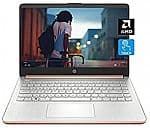 HP 14-fq0060nr 14 Touchscreen Laptop, Pale Rose Gold