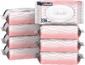 Cottonelle Fragrance Free Flushable Wipes 8-Pack