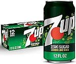 12-Pk 12-Oz Zero Sugar 7-Up Soda