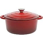 5-Quart Gibson Home Addlestone Enamel Cast Iron Dutch Oven