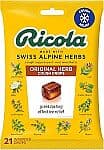21개입 Ricola 천연 허브 기침사탕