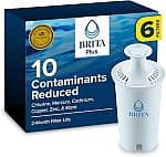 6팩 Brita Plus 정수기 필터