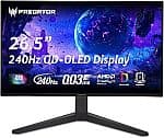 Acer Predator 26.5" WQHD QD-OLED FreeSync 240Hz 0.03ms Gaming Monitor