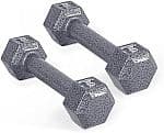 CAP Barbell 주철 헥스 덤벨 5lb 한 쌍