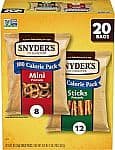 20 Count Snyder's of Hanover Variety Pack Pretzels