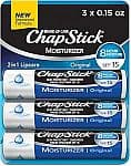 ChapStick Lip Balm SPF15 3개