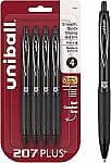 uni-ball 207 Plus+ 젤펜 4개