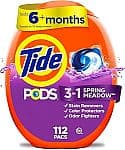 Tide PODS 세탁세제 팩 4X 112개입