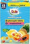 Dole Fruit Bowl 4oz 12-Pack