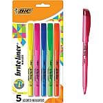 BIC Brite Liner 하이라이터 5개