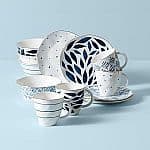 Lenox Blue Bay 12피스 디저트 세트